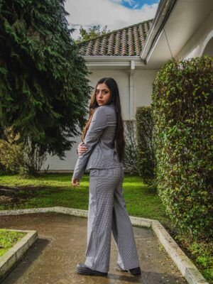 conjunto blazer y pantalon
