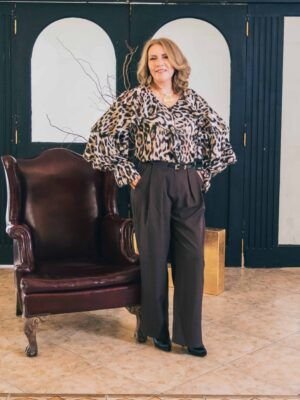 Pantalon de tela italiana