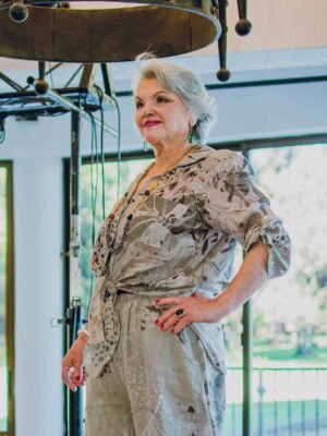 Blusón Camisero Estampado