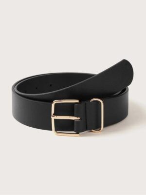 Fitted leather belt